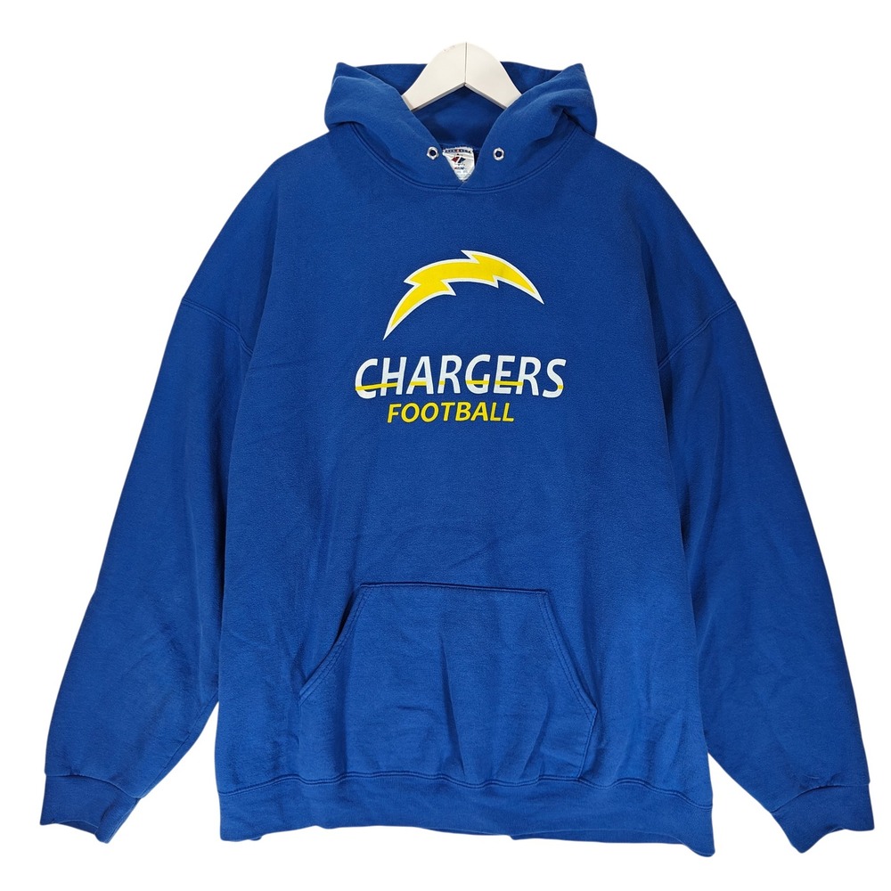 Los Angeles Chargers Football Hoodie Blue Cooper 66 Mens 3XL